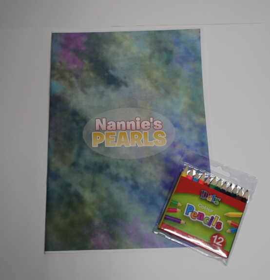Nannie's Pearls - Colouring In Book
